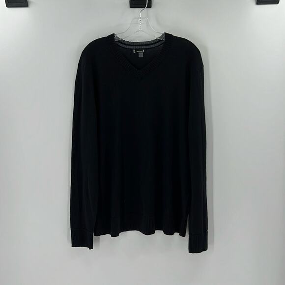 Smartwool Men's V-neck Sweater - Black - XL - Picture 2 of 6